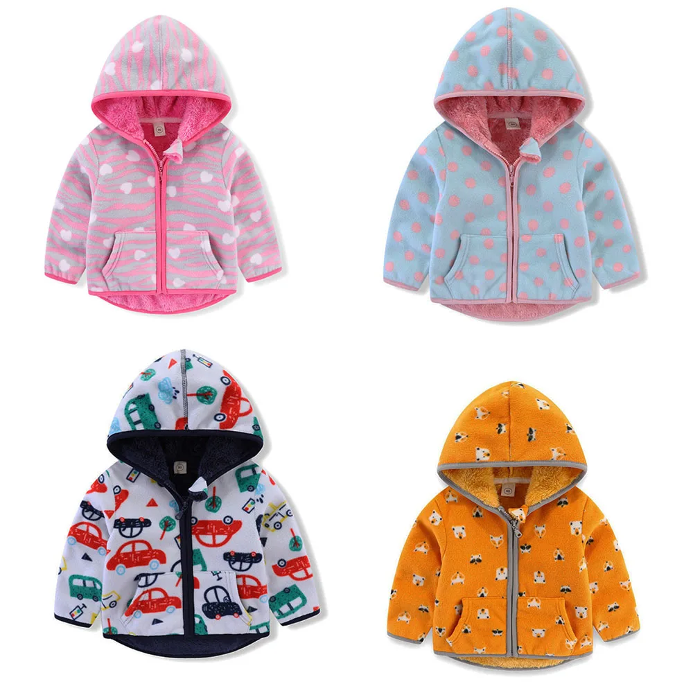 Warm Kids' Fleece Jacket Autumn Winter Outwear New Style Print Baby Coat for Boys & Girls Children's Clothing
Warm Kids' Fleece Jacket Autumn Winter Outwear New Style Print Baby Coat for Boys & Girls Children's Clothing