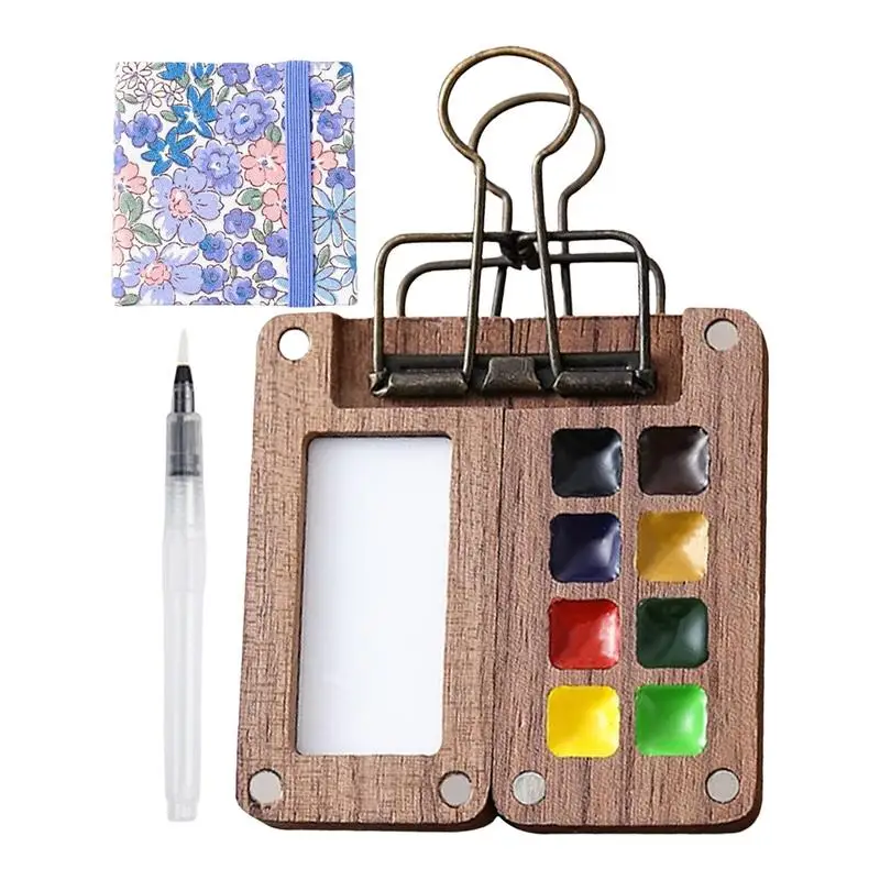 Empty Wooden Watercolor Palette Portable Mini Travel Watercolor Acrylic Paint Box Square Tray Box Art Painting Art Supplies
Empty Wooden Watercolor Palette Portable Mini Travel Watercolor Acrylic Paint Box Square Tray Box Art Painting Art Supplies