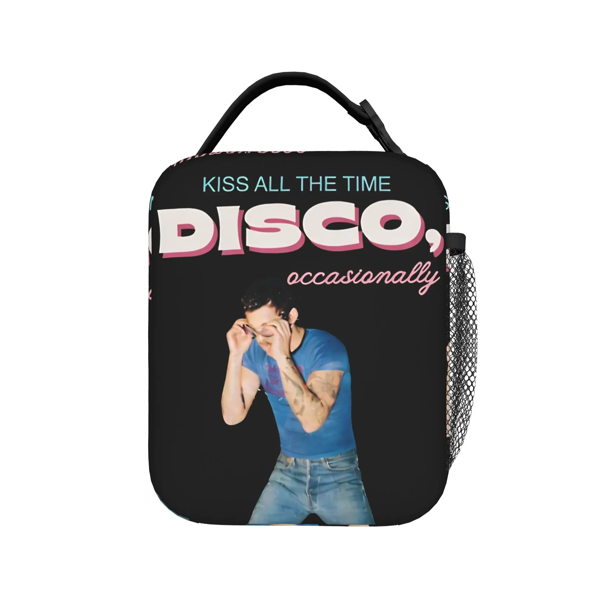 Сумка для обеда Harrys Styles Kiss All The Time Disco, термосумка для пикника, унисекс, повседневная, портативная, с термоизоляцией
Сумка для обеда Harrys Styles Kiss All The Time Disco, термосумка для пикника, унисекс, повседневная, портативная, с термоизоляцией