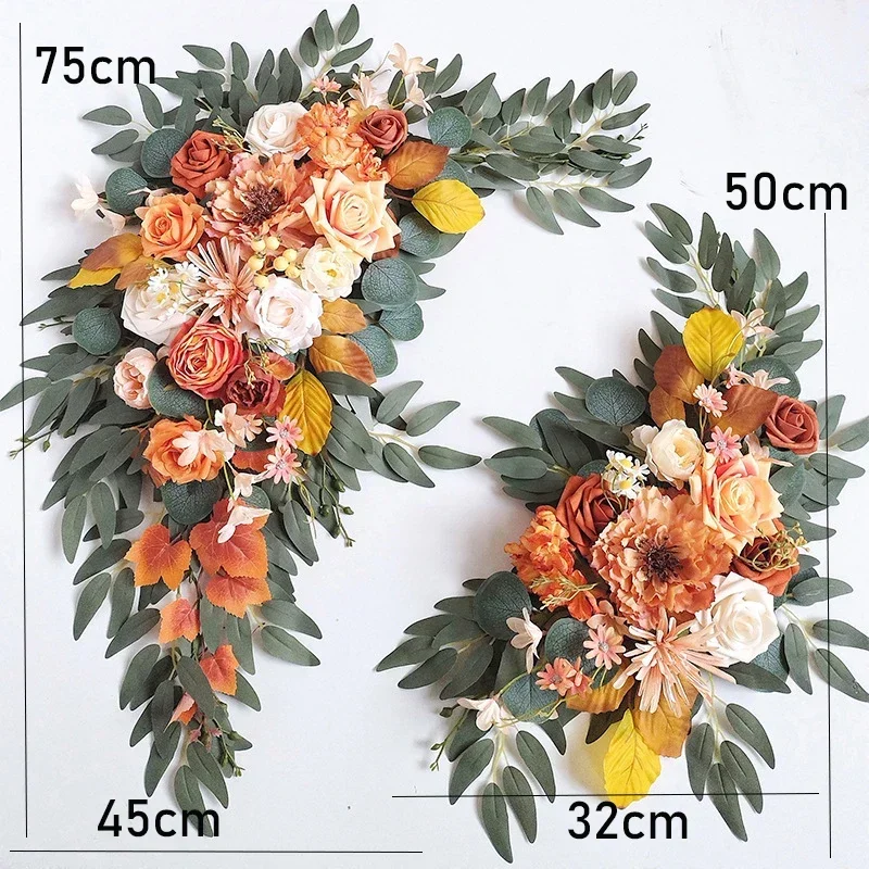 2pcs Elegant Autumn-Themed Artificial Flower Garland Lush Decor Roses Peonies Eucalyptus Floral Welcome Sign for Home Decor
2pcs Elegant Autumn-Themed Artificial Flower Garland Lush Decor Roses Peonies Eucalyptus Floral Welcome Sign for Home Decor