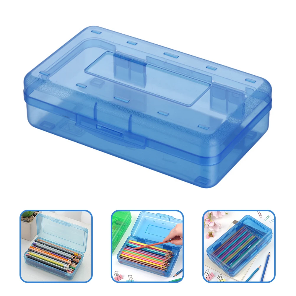 Plastic Pencil Pencil Case Kids Pen Box Large Capacity Portable ganizer Pen Storage School Supplies
Plastic Pencil Pencil Case Kids Pen Box Large Capacity Portable ganizer Pen Storage School Supplies