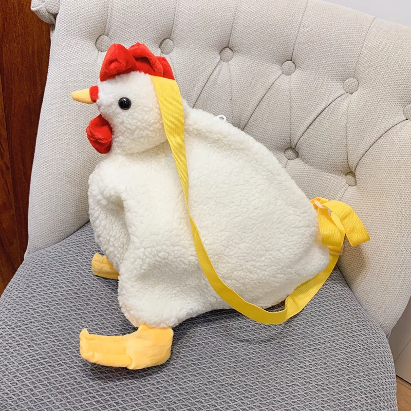 Cute Cock Plush Bag Toys Stuffed Animals Doll CrossBody Shoulder Bag Backpack Coin Purse Wallet Pouch Children Girls Boys Gift
Cute Cock Plush Bag Toys Stuffed Animals Doll CrossBody Shoulder Bag Backpack Coin Purse Wallet Pouch Children Girls Boys Gift