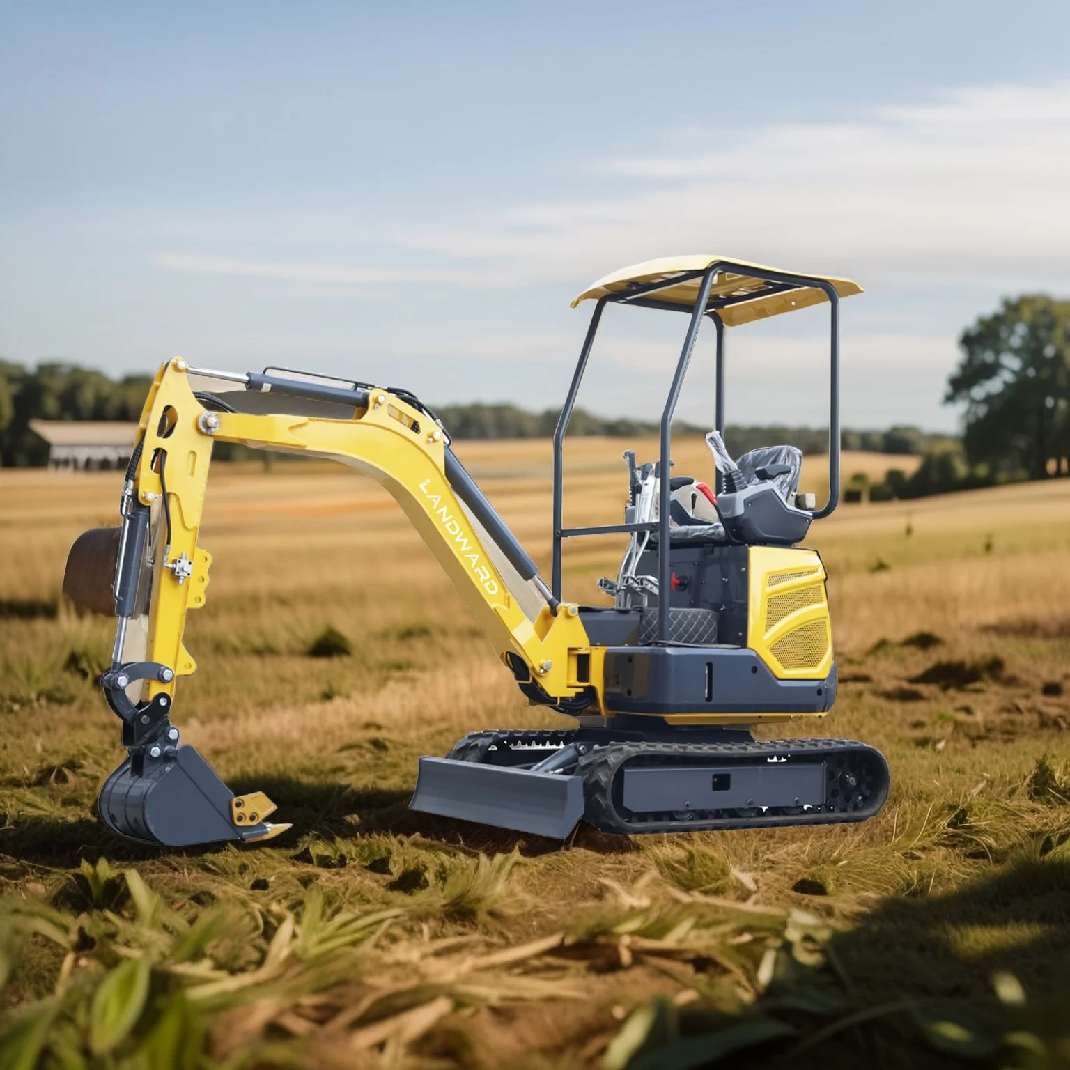 High Quality Euro 5/EPA Small Crawler Excavator 1.8 Ton Fast Delivery Farm Use Trencher 1 Ton New Design Mini Digger Customized
High Quality Euro 5/EPA Small Crawler Excavator 1.8 Ton Fast Delivery Farm Use Trencher 1 Ton New Design Mini Digger Customized