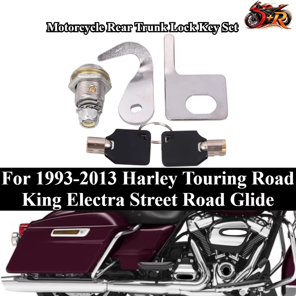 NEW Motorcycle Tour Pak Rear Trunk Lock Key Set For 1993-2013 Harley Touring Road King Electra Street Road Glide
NEW Motorcycle Tour Pak Rear Trunk Lock Key Set For 1993-2013 Harley Touring Road King Electra Street Road Glide