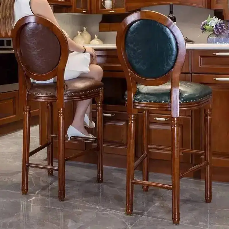 Европейский винтажный барный стул: роскошный, удобный, эстетичный, премиум-класса. Дизайнерский барный стул для кухни. Мебель.
Европейский винтажный барный стул: роскошный, удобный, эстетичный, премиум-класса. Дизайнерский барный стул для кухни. Мебель.