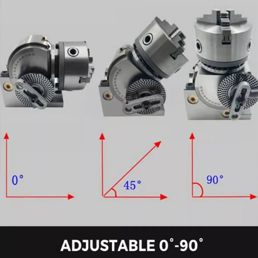 Universal dividing head CNC vertical and horizontal dual-use milling machine dividing head fast 4/5/6/8 inch graduations
Universal dividing head CNC vertical and horizontal dual-use milling machine dividing head fast 4/5/6/8 inch graduations