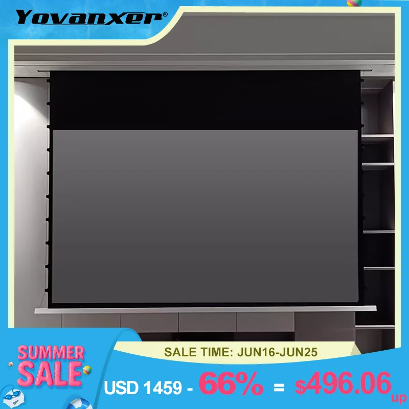 72-110 Inch Electric Ceiling Recessed Projection Screen ALR Grey Crystal 16:9 Anti Light for Long Throw Projector 3D 4K 8K
72-110 Inch Electric Ceiling Recessed Projection Screen ALR Grey Crystal 16:9 Anti Light for Long Throw Projector 3D 4K 8K