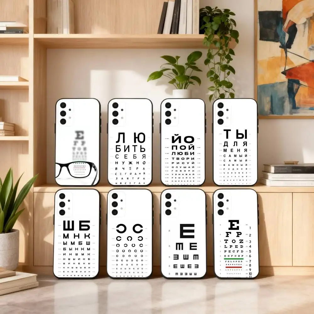 1pc M-Medical E-Eye Vision Chart Phone Case For Samsung S25,24,23,22,30,21,10,9,Ultra,Plus,Lite,FE,4,5 G Soft Black Case
1pc M-Medical E-Eye Vision Chart Phone Case For Samsung S25,24,23,22,30,21,10,9,Ultra,Plus,Lite,FE,4,5 G Soft Black Case