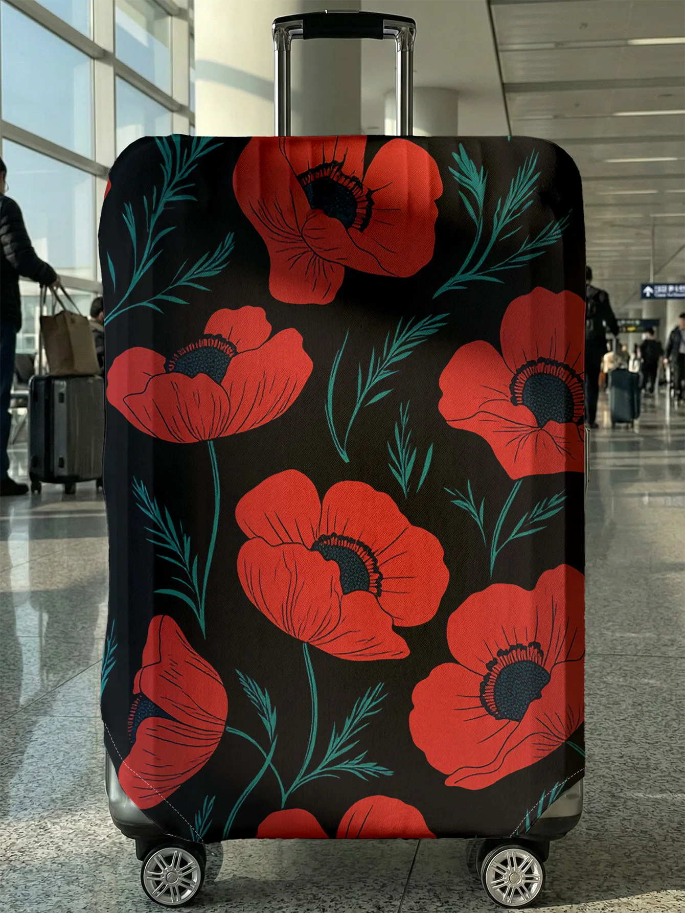 Чехол для багажа с полным принтом «Черная основа, красный мак», подходит для чемоданов 18-32 дюймов, чехол на ручку чемодана, дорожные аксессуары
Чехол для багажа с полным принтом «Черная основа, красный мак», подходит для чемоданов 18-32 дюймов, чехол на ручку чемодана, дорожные аксессуары