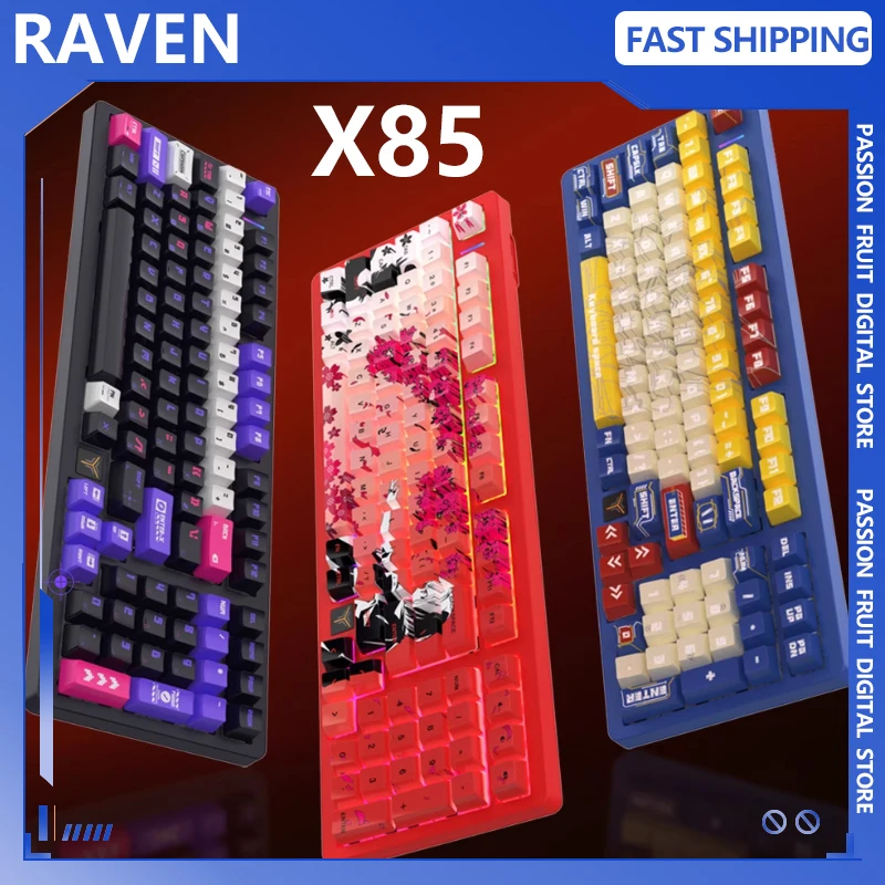 Raven X85 Wired Magnetic Axis Mechanical Keyboard Hot Swappable 8K Return Custom Key Range Electronic Sports PC Gaming Keyboard
Raven X85 Wired Magnetic Axis Mechanical Keyboard Hot Swappable 8K Return Custom Key Range Electronic Sports PC Gaming Keyboard