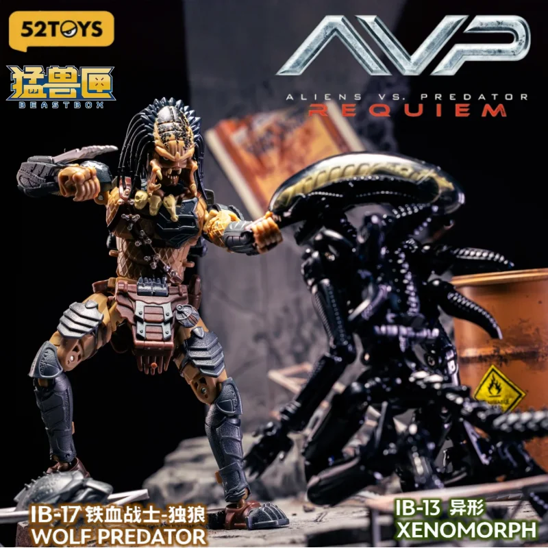 52TOYS Beastbox Infinity IB17 Wolf Predator IB13 Xenomorph Action Figure Mecha Transformer Anime Collectible Model Toy Gift
52TOYS Beastbox Infinity IB17 Wolf Predator IB13 Xenomorph Action Figure Mecha Transformer Anime Collectible Model Toy Gift