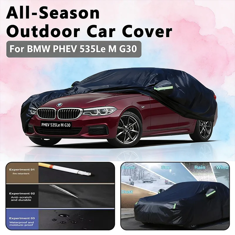 Car covers for BMW PHEV 535Le M G30 Outdoor Protection Full Car Covers Snow Cover Sunshade Waterproof Dustproof Exterior
Car covers for BMW PHEV 535Le M G30 Outdoor Protection Full Car Covers Snow Cover Sunshade Waterproof Dustproof Exterior