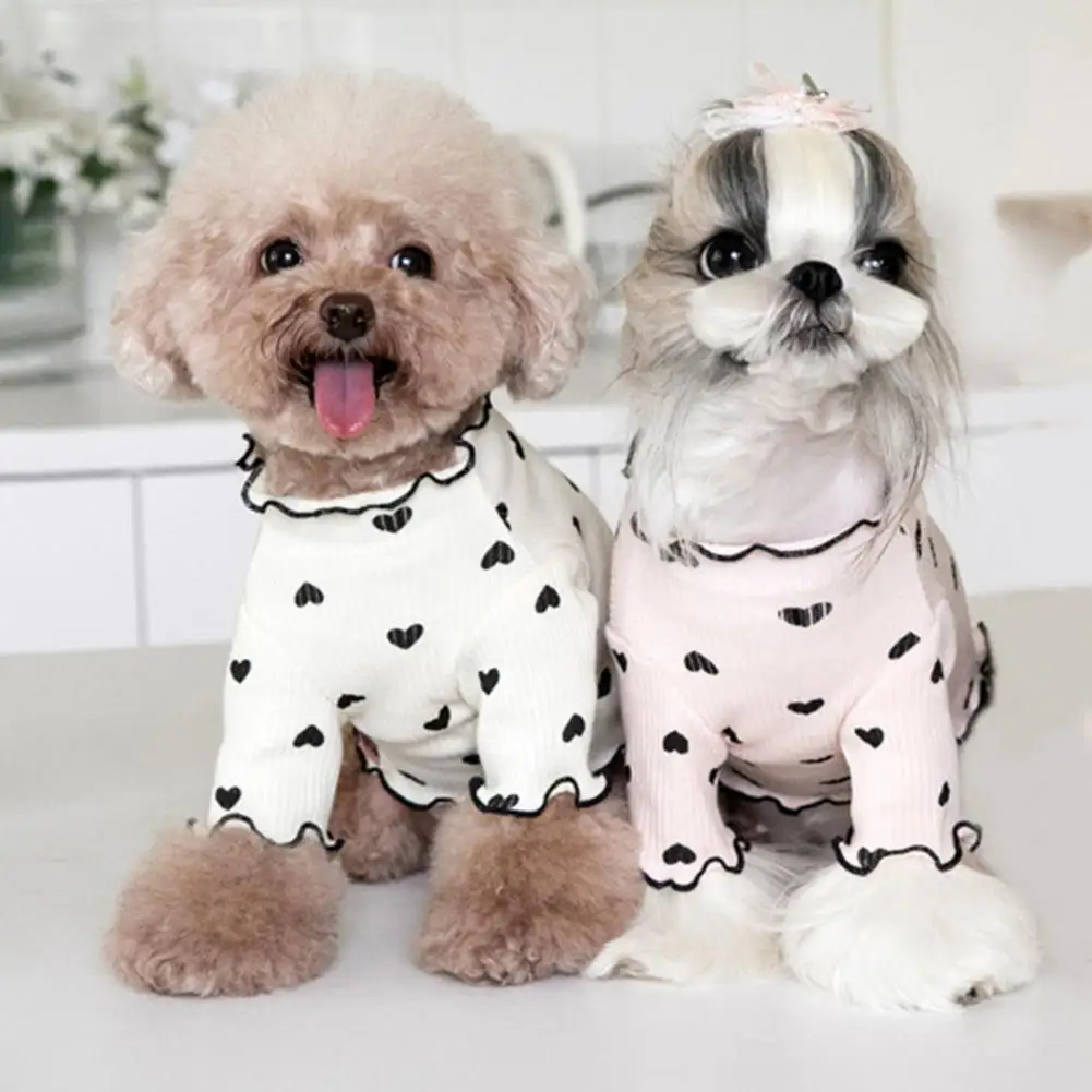 Dog Clothes for Small Medium Dogs Cats Summer Sun Protection Heart Print Puppy Shirt Long Sleeve Pet Shirt for Chihuahua
Dog Clothes for Small Medium Dogs Cats Summer Sun Protection Heart Print Puppy Shirt Long Sleeve Pet Shirt for Chihuahua