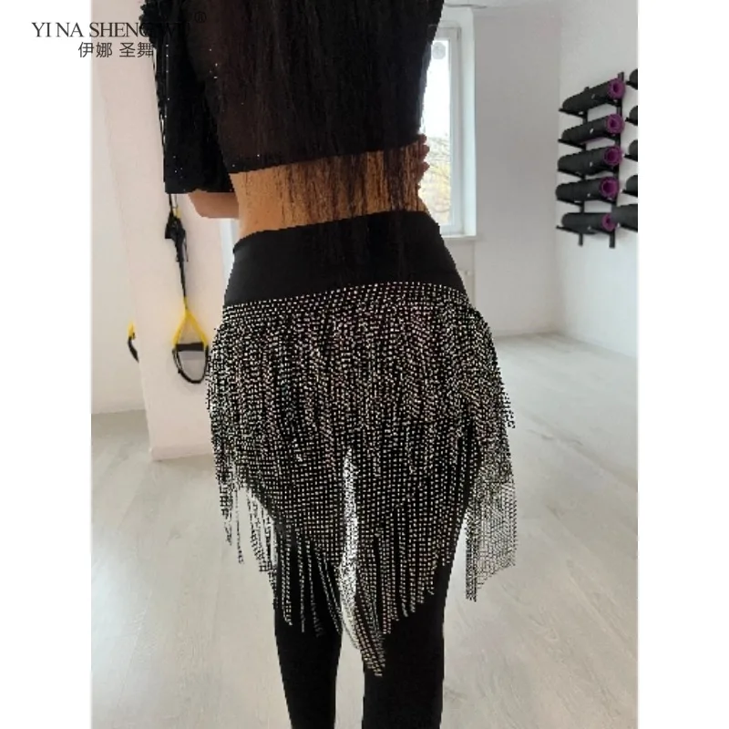 Женский пояс для танца живота, полный бриллиантовый треугольный шарф с кисточками, аксессуары для соревнований по восточному танцам для танцоров
Женский пояс для танца живота, полный бриллиантовый треугольный шарф с кисточками, аксессуары для соревнований по восточному танцам для танцоров