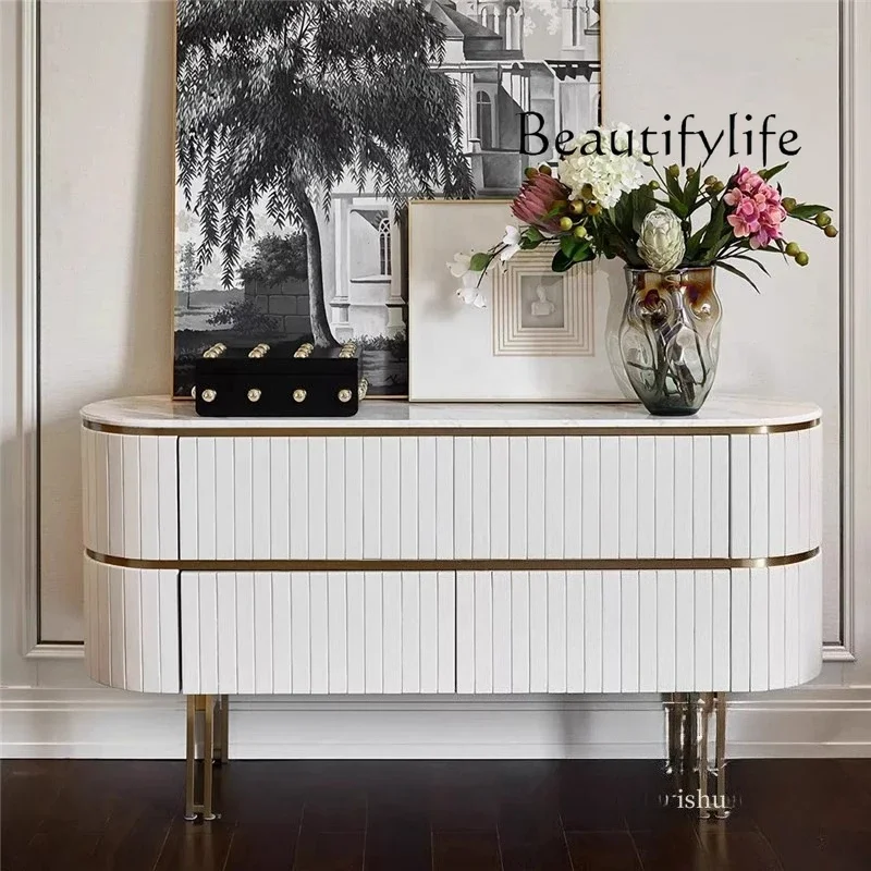 modern simple stainless steel decorative cabinet living room side cabinet American light luxury entrance solid wood door hall
modern simple stainless steel decorative cabinet living room side cabinet American light luxury entrance solid wood door hall