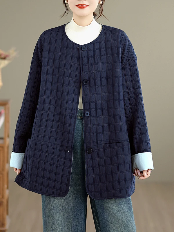 Ele Lightweight Cotton Jaet Women's Loose Casual Versatile round Ne Winter Coat Comfortable Breathable Cotton Vest
Ele Lightweight Cotton Jaet Women's Loose Casual Versatile round Ne Winter Coat Comfortable Breathable Cotton Vest