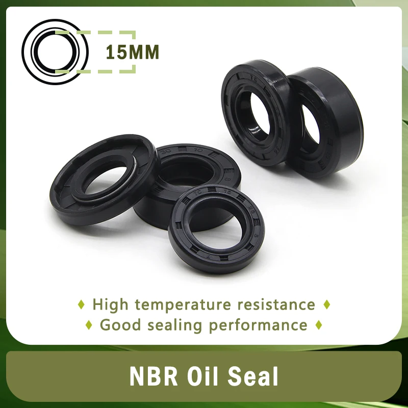 2/5pcs ID 15mm NBR Oil Seal TC-15*22/24/25/26/28/30/32/35/40/42*5/7/8/10mm Nitrile Rubber Shaft Double Lip Oil Seals
2/5pcs ID 15mm NBR Oil Seal TC-15*22/24/25/26/28/30/32/35/40/42*5/7/8/10mm Nitrile Rubber Shaft Double Lip Oil Seals