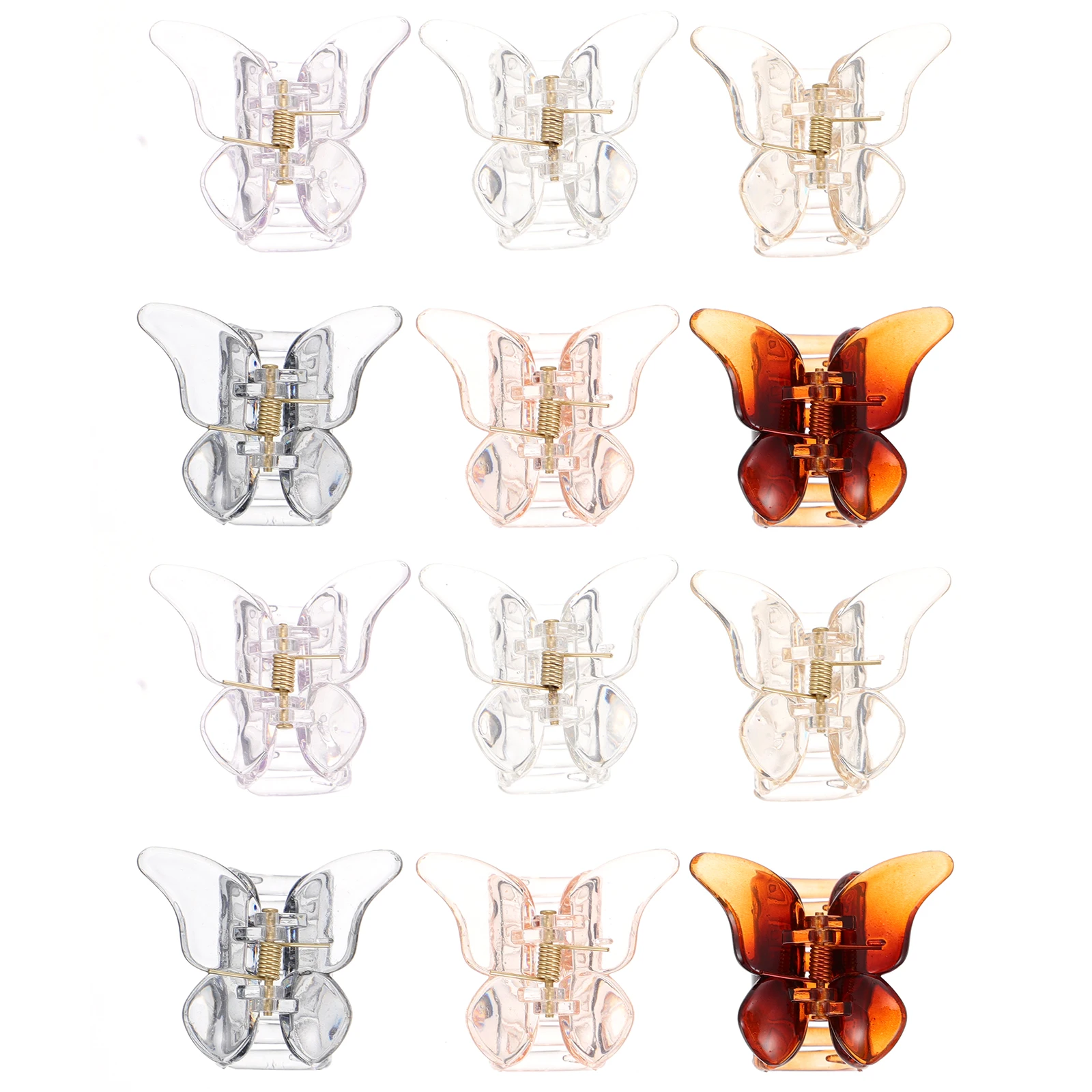 12pcs Women's Bangs Hair Claw Clips Butterflies Shaped Jaw Clamps Durable for Wear Party Decoration Gift Ladies
12pcs Women's Bangs Hair Claw Clips Butterflies Shaped Jaw Clamps Durable for Wear Party Decoration Gift Ladies