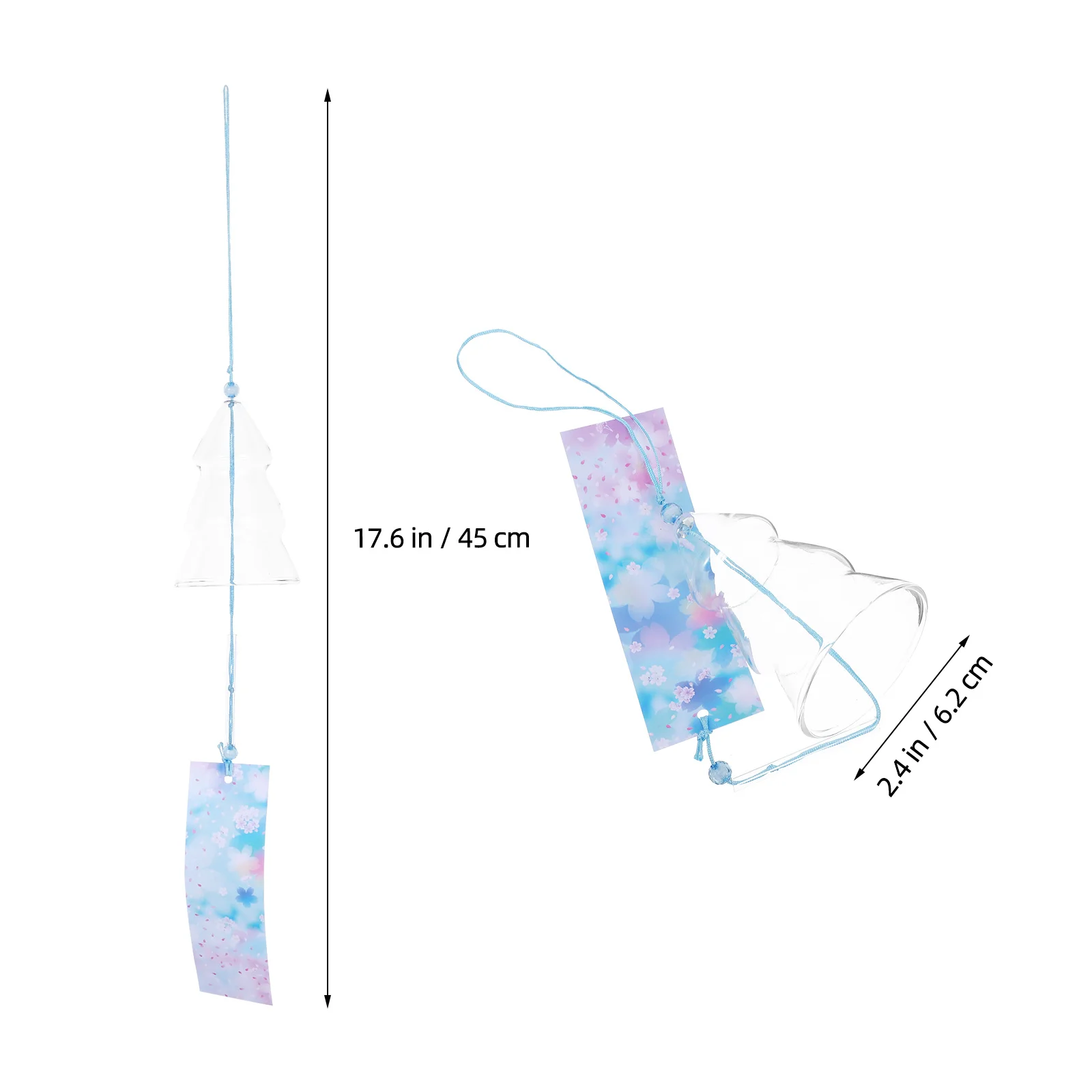 2Pcs Glass Wind Bells Creative Unique Design Delicate Decoration Relaxing Breeze Sound Balcony Pendant Home Decor
2Pcs Glass Wind Bells Creative Unique Design Delicate Decoration Relaxing Breeze Sound Balcony Pendant Home Decor