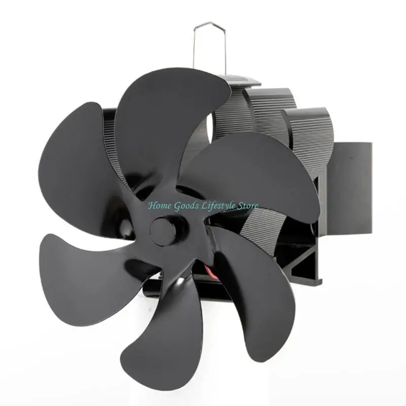 E74E Efficient Fan Fireplace Fan 6-Blade for Gas Pellet Log Burning Stove 6-Blade Heat Distribution Quiet Fireplace
E74E Efficient Fan Fireplace Fan 6-Blade for Gas Pellet Log Burning Stove 6-Blade Heat Distribution Quiet Fireplace
