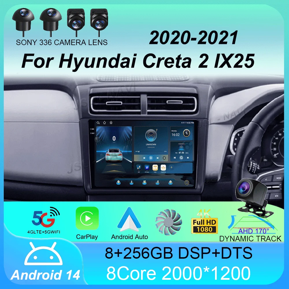 Car Radio Android 14 Carplay For Hyundai Creta 2 IX25 2020 2021 Multimedia Video Player Navigation GPS Stereo Head Unit No 2din
Car Radio Android 14 Carplay For Hyundai Creta 2 IX25 2020 2021 Multimedia Video Player Navigation GPS Stereo Head Unit No 2din