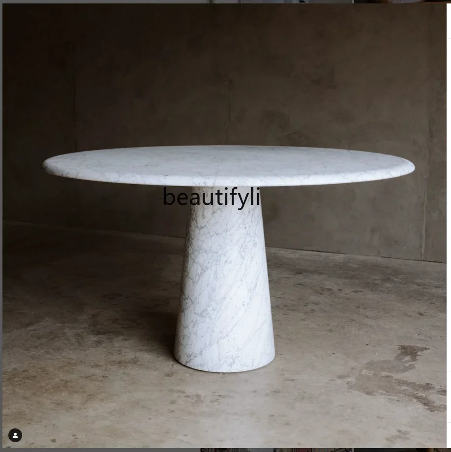 QNatural Marble round Dining Table Modern Minimalist Italian Light Luxury French Round Table
QNatural Marble round Dining Table Modern Minimalist Italian Light Luxury French Round Table