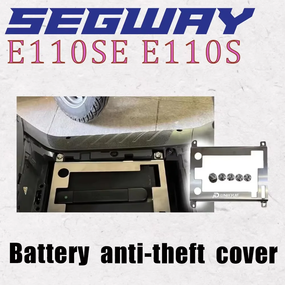 New 2022 Fit Segway E110Se E110S Attery Anti-Theft Cover Anti-Theft Steel Plate Security Anti-Theft Lock for Segway E110Se E110S
New 2022 Fit Segway E110Se E110S Attery Anti-Theft Cover Anti-Theft Steel Plate Security Anti-Theft Lock for Segway E110Se E110S
