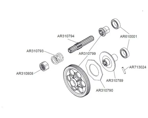 Hot Racing steel super duty Steel Spur Gear 91T 48P spur gear for 1/10 Arrma 4X4 Arrma 1:10 4X4 Granite Mega
Hot Racing steel super duty Steel Spur Gear 91T 48P spur gear for 1/10 Arrma 4X4 Arrma 1:10 4X4 Granite Mega