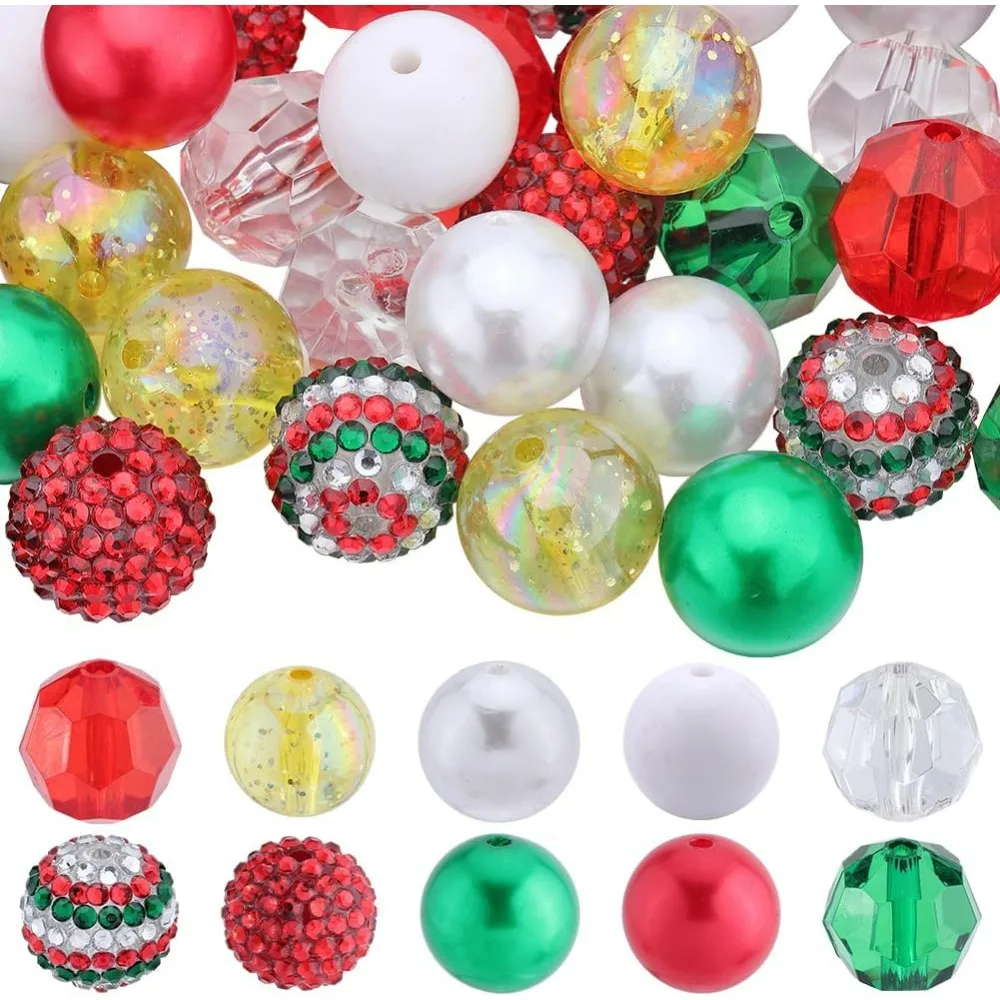 50 шт., 10 стилей, рождественские бусины, объемные бусины для ручек, стразы, акриловые красочные массивные ягодные бусины, большие круглые шарики, свободные бусины-разделители
50 шт., 10 стилей, рождественские бусины, объемные бусины для ручек, стразы, акриловые красочные массивные ягодные бусины, большие круглые шарики, свободные бусины-разделители
