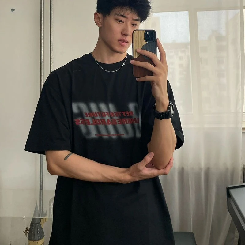 Pure cotton short-sleeved T-shirt men's summer thin loose slimming niche atmosphere handsome trendy brand men's clothing y2k top
Pure cotton short-sleeved T-shirt men's summer thin loose slimming niche atmosphere handsome trendy brand men's clothing y2k top