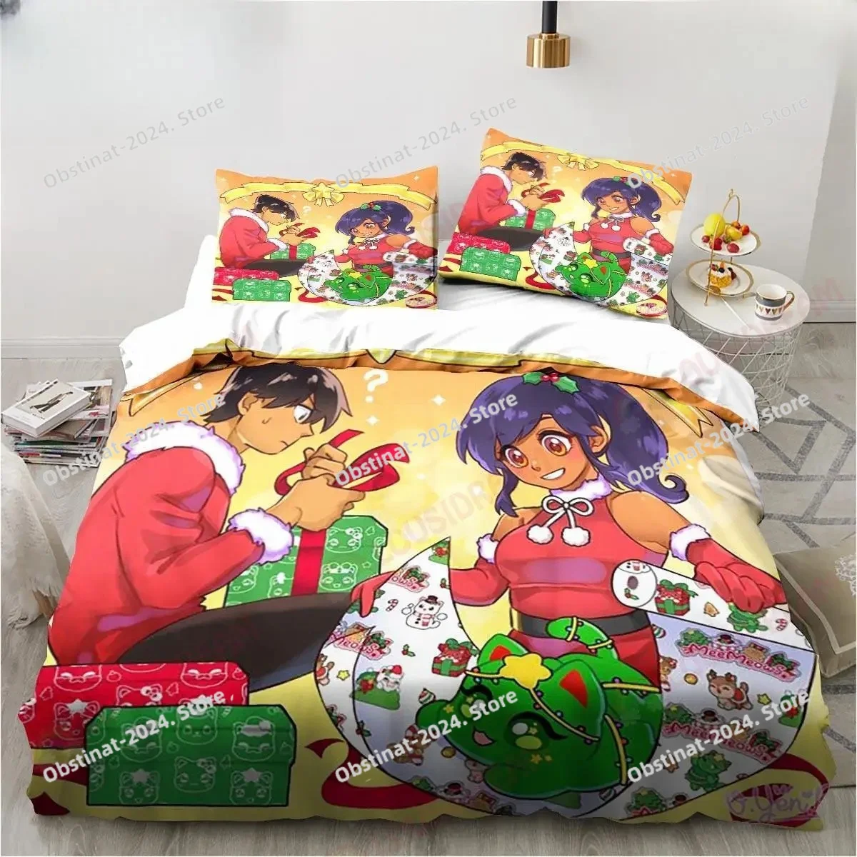 Cartoon Game Cute Aphmau With Wings Bedding Set Printed Bed Set Duvet Cover Sheet Pillowcase Bed Soft Quilt Full Queen King Size
Cartoon Game Cute Aphmau With Wings Bedding Set Printed Bed Set Duvet Cover Sheet Pillowcase Bed Soft Quilt Full Queen King Size