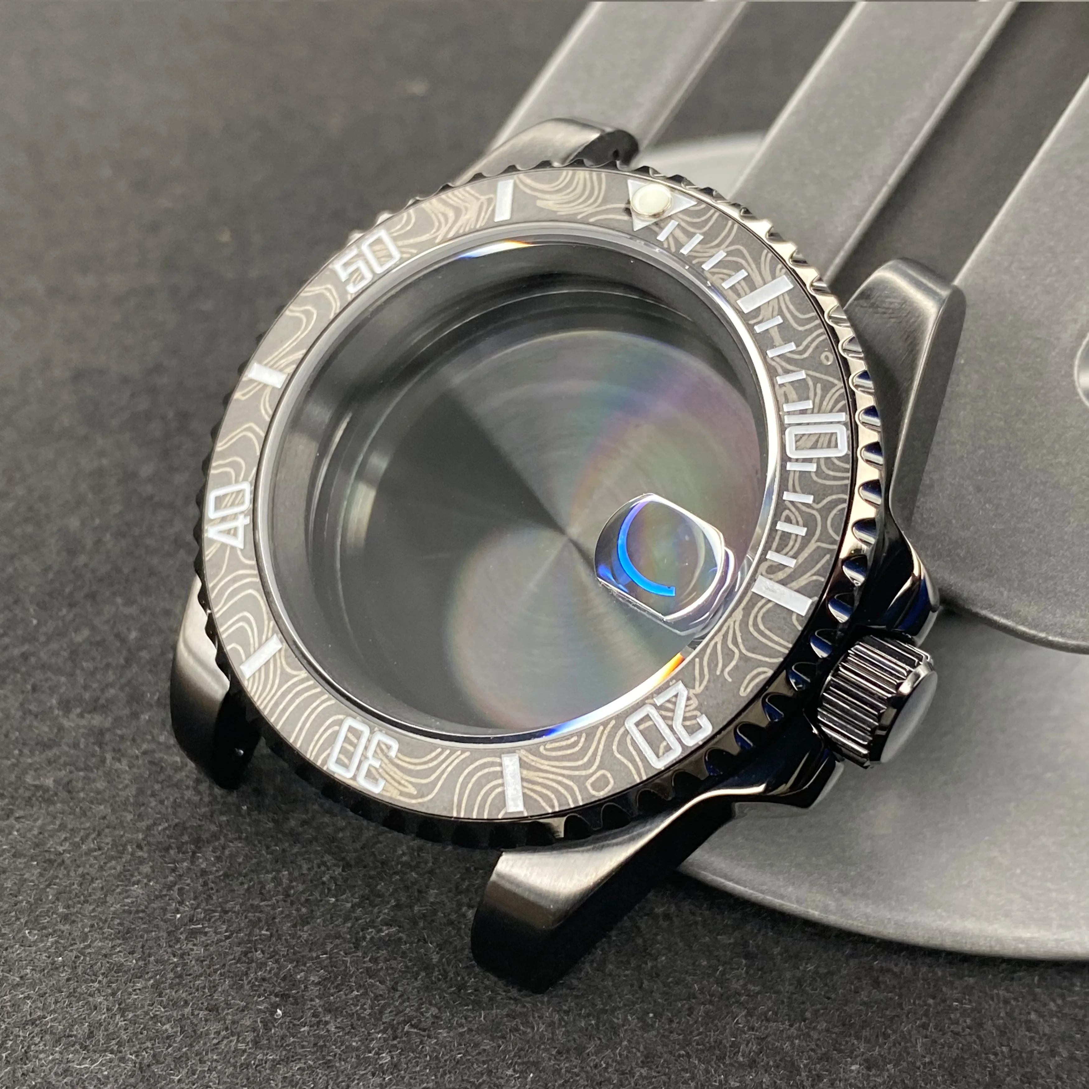 40mm Black NH35 Watch Case Sapphire Crystal120-Click Bezel Fits NH34/NH35/NH36 Movements Men's Watch Case Watch accessories
40mm Black NH35 Watch Case Sapphire Crystal120-Click Bezel Fits NH34/NH35/NH36 Movements Men's Watch Case Watch accessories
