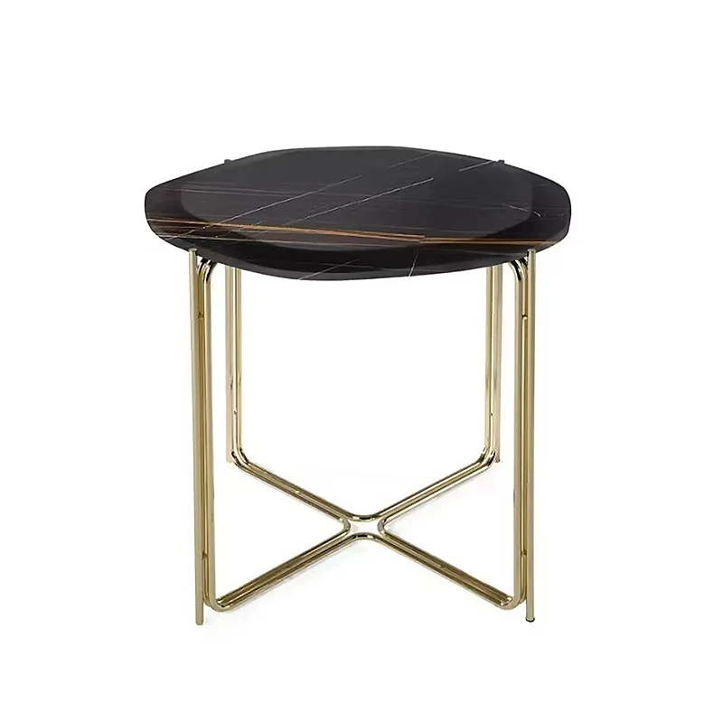 Italian light luxury marble edge few high-end luxury villa model room living room household stainless steel leopard print corner
Italian light luxury marble edge few high-end luxury villa model room living room household stainless steel leopard print corner