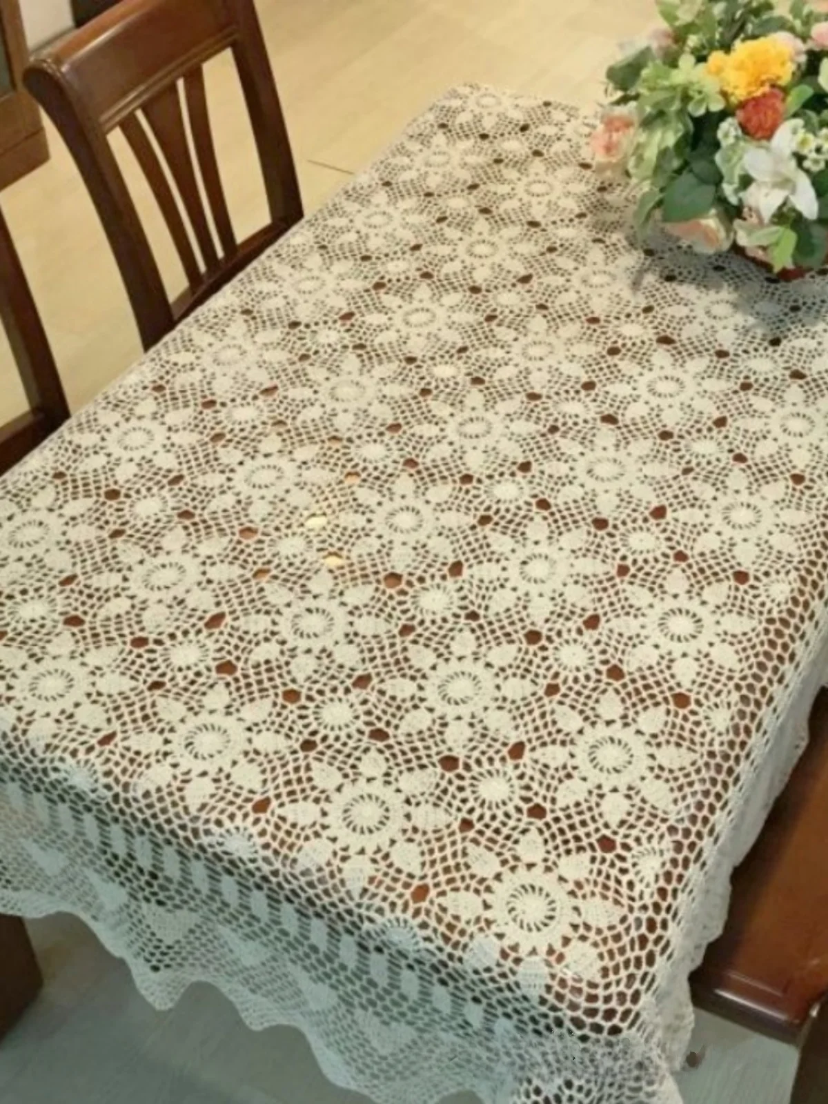 Handmade Hooked Doily Tablecloth Purple Magnolia American Sle Large Nordic Country Film And Television ooting Props Ins
Handmade Hooked Doily Tablecloth Purple Magnolia American Sle Large Nordic Country Film And Television ooting Props Ins