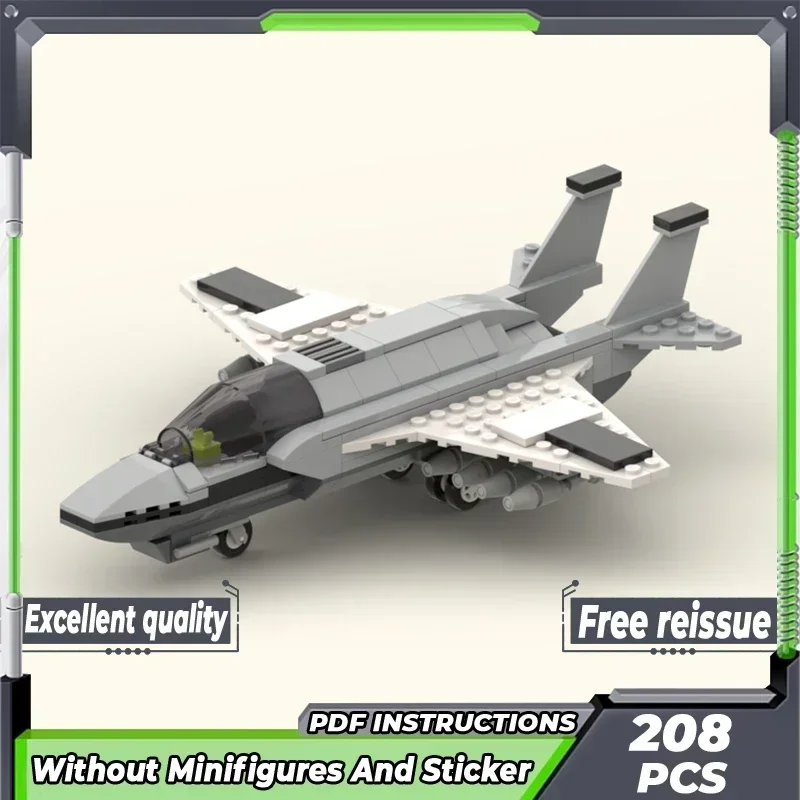 Military Aircraft Model Moc Building Bricks FS-10 Emissary Fighter Technology Blocks Gifts Christmas Toys DIY Sets Assembly
Military Aircraft Model Moc Building Bricks FS-10 Emissary Fighter Technology Blocks Gifts Christmas Toys DIY Sets Assembly