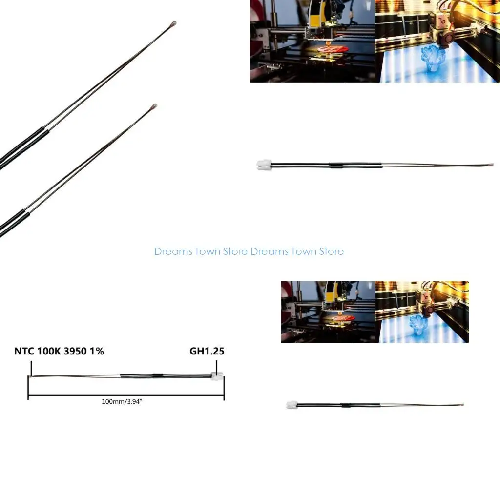 HX6A Thermistor Cartridge Heaters Heat Resistant for Bambu Lab X1C Carbon DIY Works
HX6A Thermistor Cartridge Heaters Heat Resistant for Bambu Lab X1C Carbon DIY Works