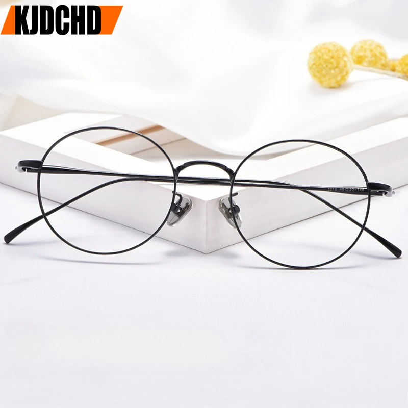 KJDCHD унисекс ретро круглые бета-титановые сверхлегкие оправы для очков для коррекции близорукости модные модные оптические очки
KJDCHD унисекс ретро круглые бета-титановые сверхлегкие оправы для очков для коррекции близорукости модные модные оптические очки