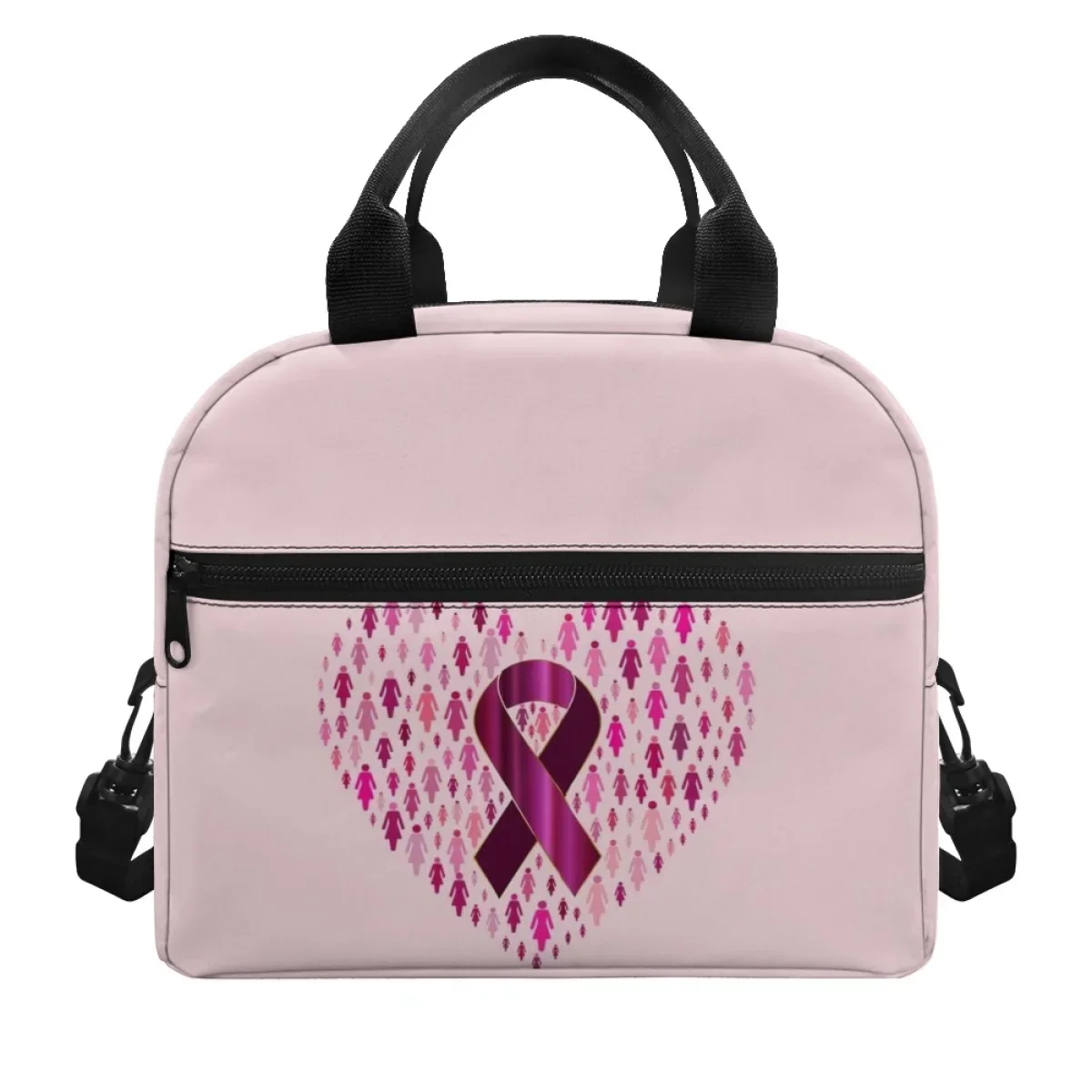 Sac Lunch Pink Cancer Theme Women's Thermal Lunchbox Lightweight Stylish Thermo Cooler Bags Accessories Marmita 
Sac Lunch Pink Cancer Theme Women's Thermal Lunchbox Lightweight Stylish Thermo Cooler Bags Accessories Marmita