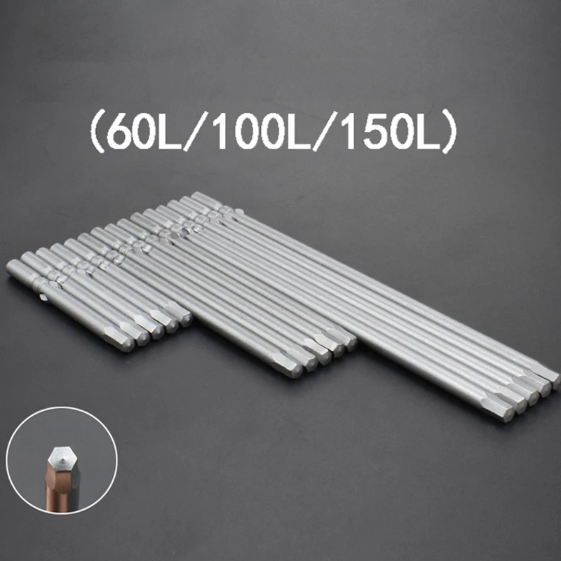 10pcs/lot 60/80/150mm long 801 5mm Round Shank Magnetic Hexagon Head Electric Hex Screwdriver Bit H1.5 H2.0 H2.5 H3 H4 H5 H6 H8
10pcs/lot 60/80/150mm long 801 5mm Round Shank Magnetic Hexagon Head Electric Hex Screwdriver Bit H1.5 H2.0 H2.5 H3 H4 H5 H6 H8