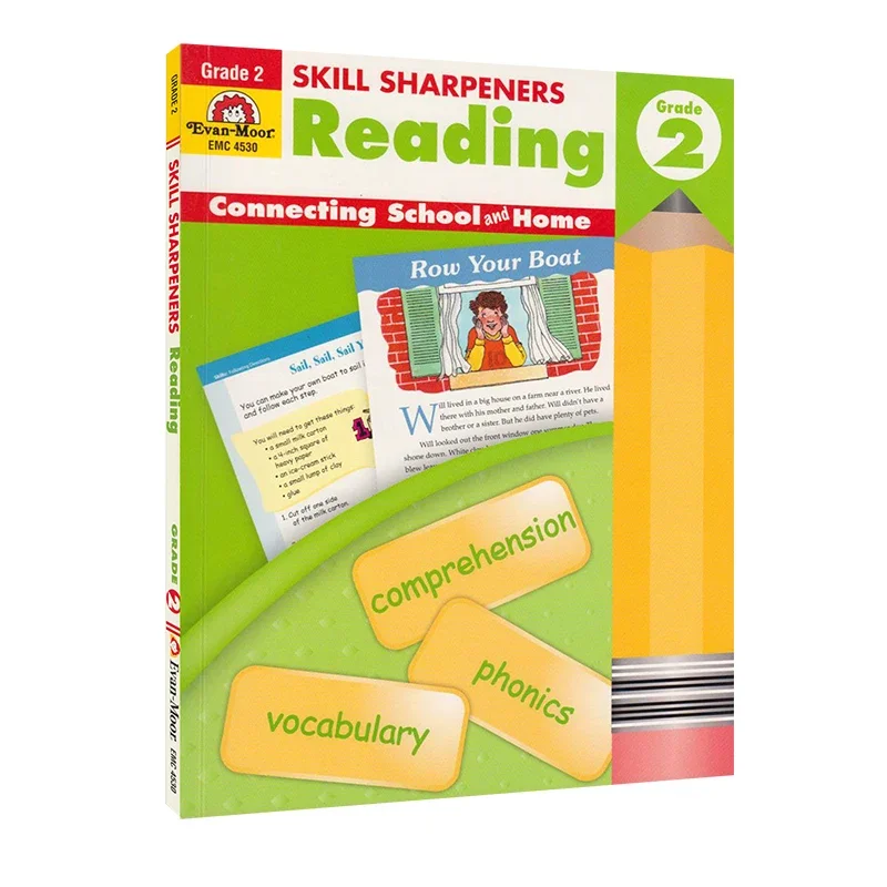 Evan-Moor Skill Sharpeners Reading, Grade 2, Children's books aged 6 7 8 9 English Word Handwriting Workbook books 9781596730380
Evan-Moor Skill Sharpeners Reading, Grade 2, Children's books aged 6 7 8 9 English Word Handwriting Workbook books 9781596730380