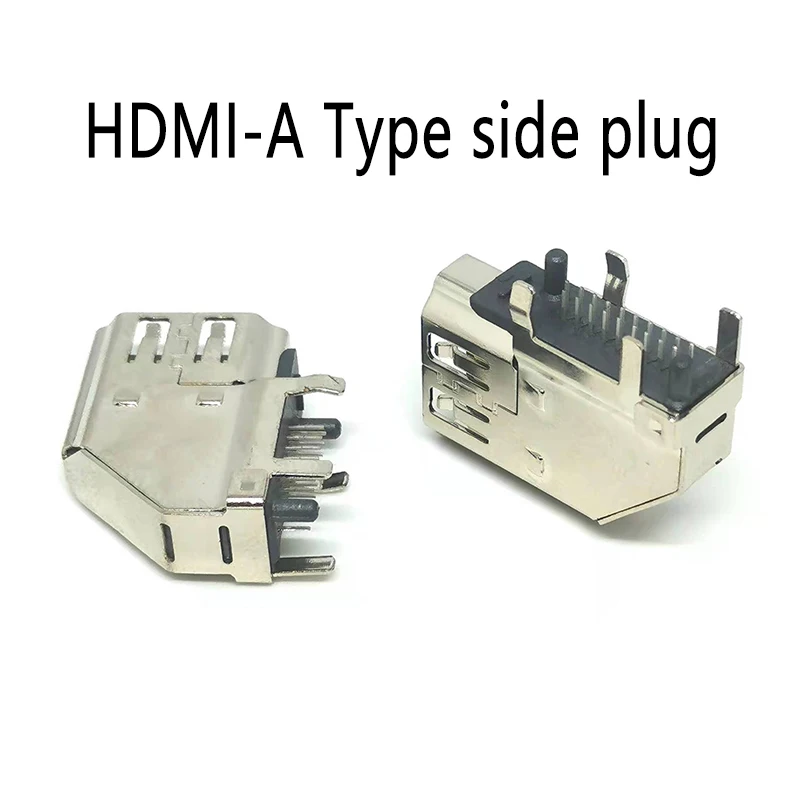2PCS HDMI-female socket/plug 19P female mount SMT Female head PCB USB port side plug 90 degree HD 19PIN DIP 2 rows of pins TypeA
2PCS HDMI-female socket/plug 19P female mount SMT Female head PCB USB port side plug 90 degree HD 19PIN DIP 2 rows of pins TypeA