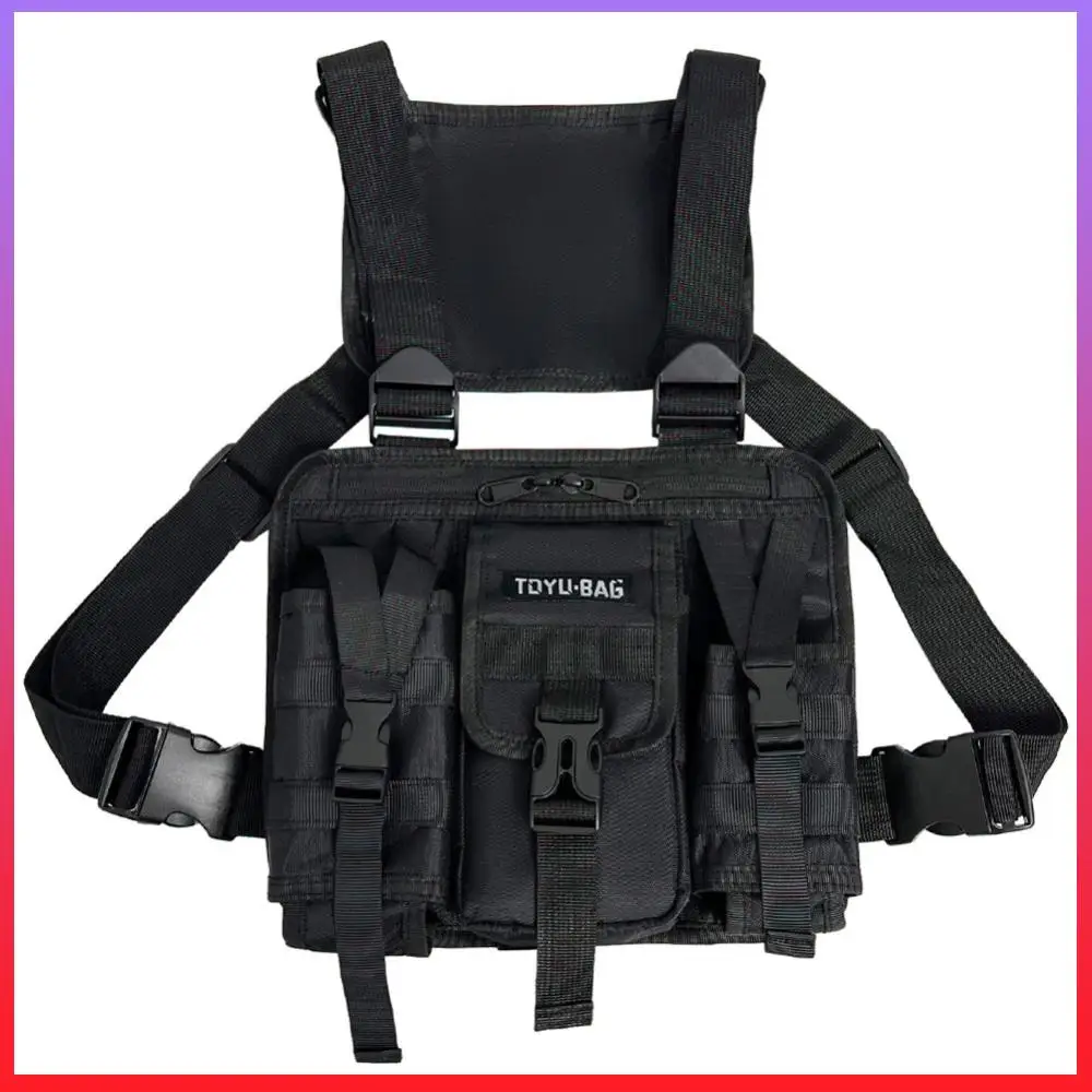 Molle Chest Bag Oxford Cloth Molle Chest Packs Adjustable Multiple Pockets Lightweight for Outdoor Camping Supplies
Molle Chest Bag Oxford Cloth Molle Chest Packs Adjustable Multiple Pockets Lightweight for Outdoor Camping Supplies