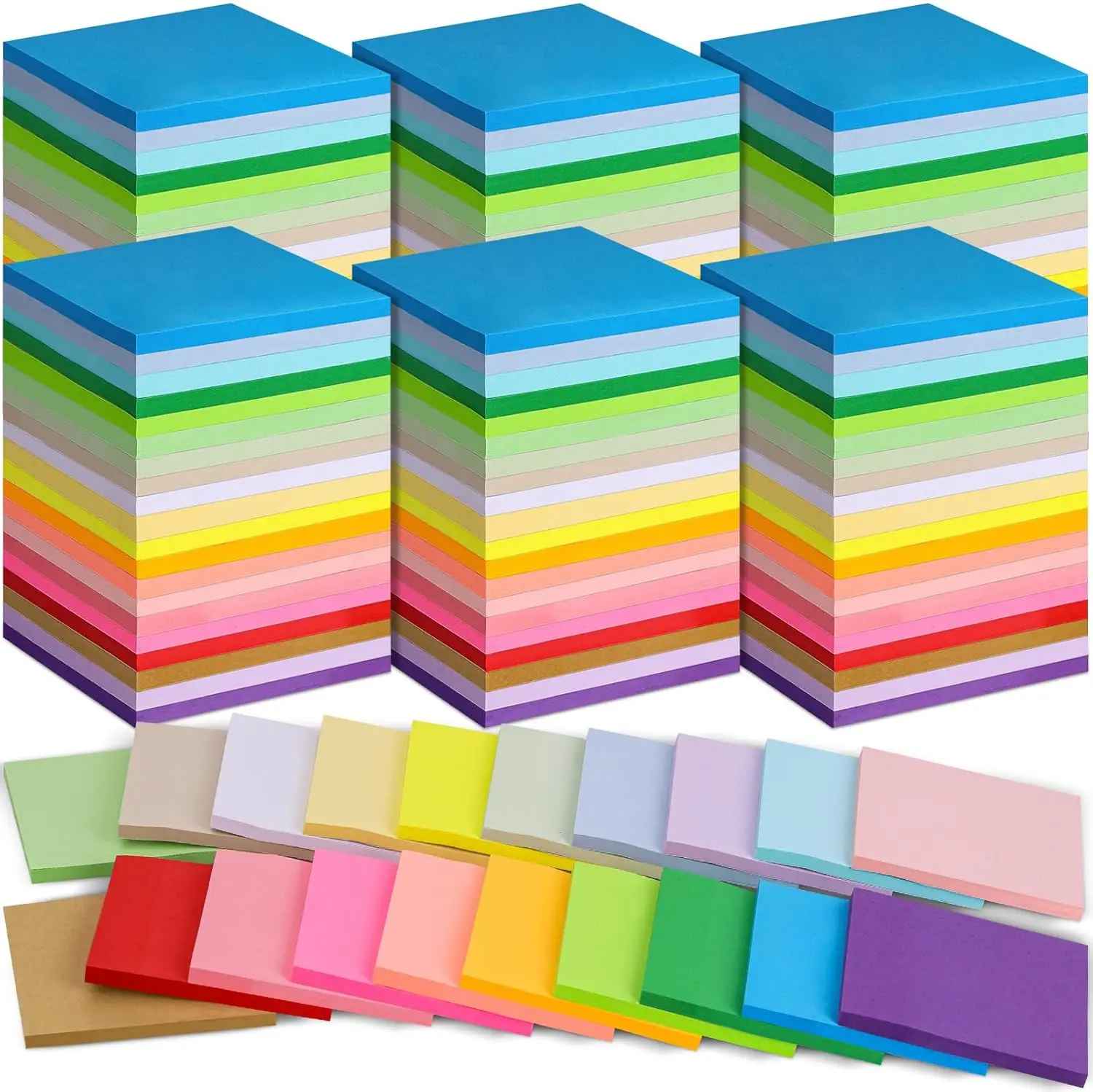 Sticky Notes Bulk 100 Pack 3x3 in Self-Stick Note Pads 20 Colors 50 Sheets/Pad for Office School Home
Sticky Notes Bulk 100 Pack 3x3 in Self-Stick Note Pads 20 Colors 50 Sheets/Pad for Office School Home