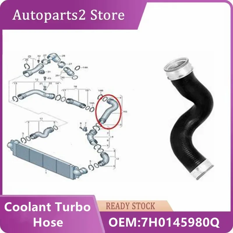 7H0145980Q Engine Intercooler Booster Pipe Coolant Turbo Hose for VW Campmob Transporter T5 1.9 Tdi OE 7H0145980Q
7H0145980Q Engine Intercooler Booster Pipe Coolant Turbo Hose for VW Campmob Transporter T5 1.9 Tdi OE 7H0145980Q