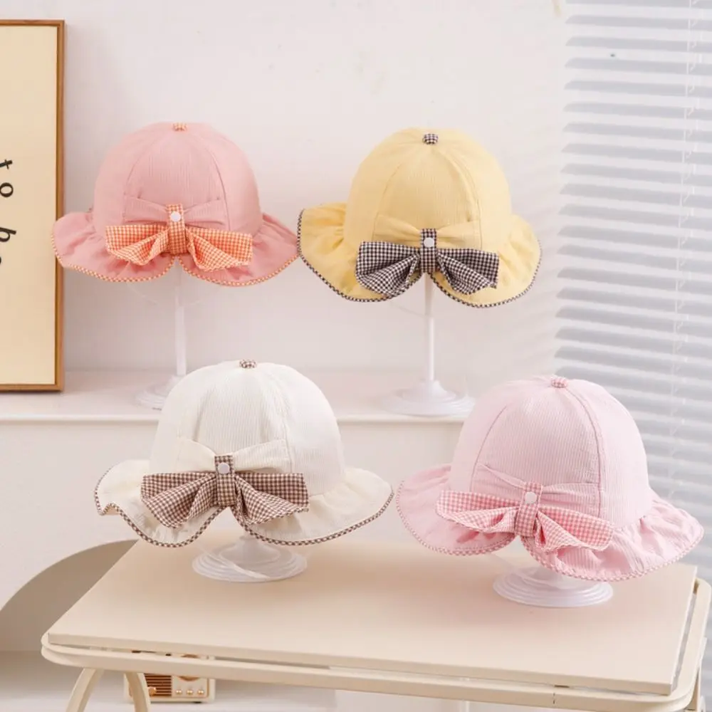 Fashion UV Protection Children Sun Visor Hat Bow Cotton Bucket Cap Wide Brim Baby Fisherman Hat Infant
Fashion UV Protection Children Sun Visor Hat Bow Cotton Bucket Cap Wide Brim Baby Fisherman Hat Infant