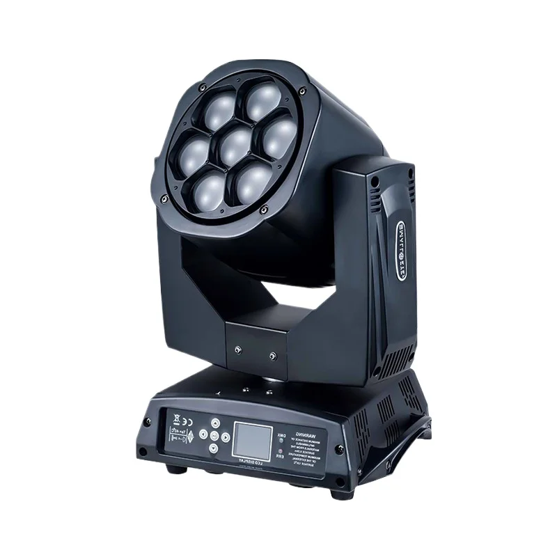 7 focus bee eye lamp RGBW bar LED dyeing pattern moving head beam of light engineering effect stage lighting
7 focus bee eye lamp RGBW bar LED dyeing pattern moving head beam of light engineering effect stage lighting