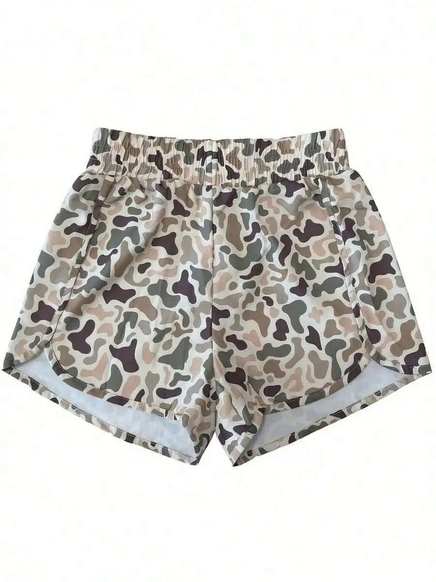 Womens Camouflage Casual Shorts Polyester Athletic Lounge Shorts
Womens Camouflage Casual Shorts Polyester Athletic Lounge Shorts