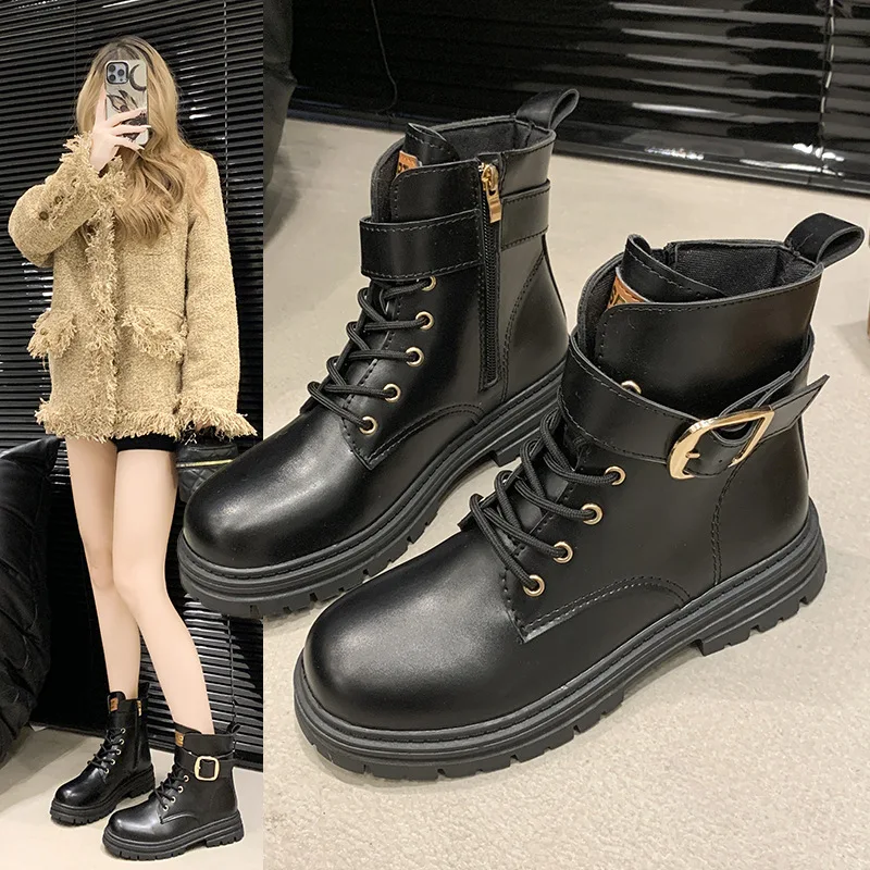 Spring and Summer Thick-Soled Leather Boots Height-Increasing Shoes for Couples Trendy Versatile Waterproof Breathable Boots
Spring and Summer Thick-Soled Leather Boots Height-Increasing Shoes for Couples Trendy Versatile Waterproof Breathable Boots