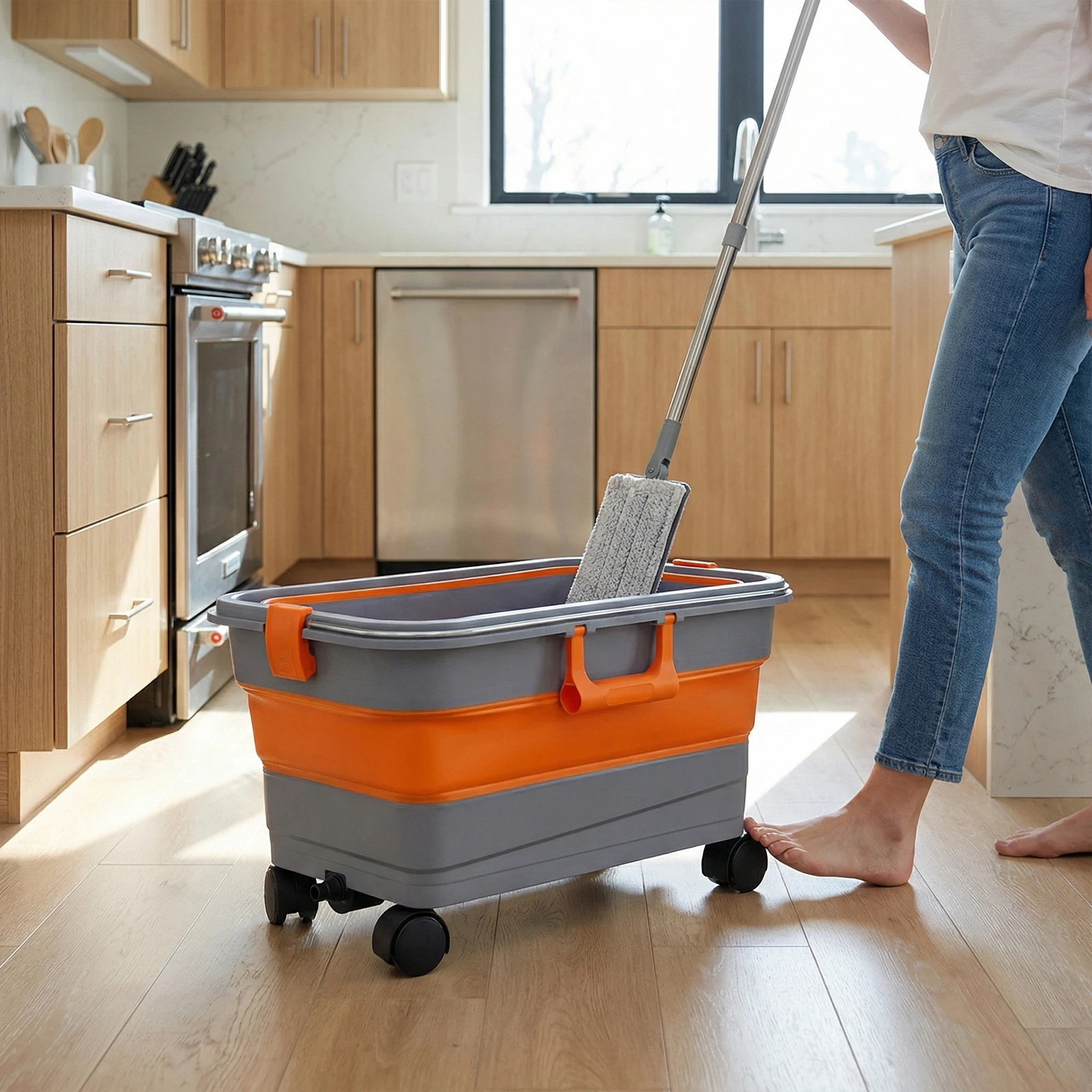 Специальное автомобильное ведро 22 л, складное, большой вместимости, для рыбалки (оранжевое, 4 балла)
Специальное автомобильное ведро 22 л, складное, большой вместимости, для рыбалки (оранжевое, 4 балла)