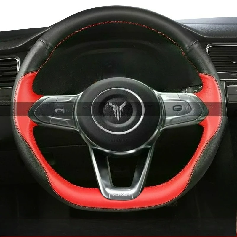 Hand-stitched renovation wear-resistant Non-slip black leather steering wheel cover For VOYAH Zhiyin 2024-2026
Hand-stitched renovation wear-resistant Non-slip black leather steering wheel cover For VOYAH Zhiyin 2024-2026